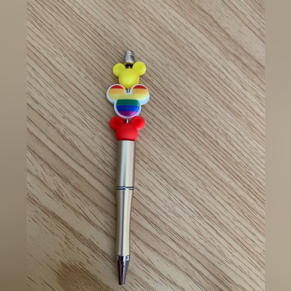 TRIPLE MOUSE HEAD CUSTOMIZED FOCAL BEAD PEN